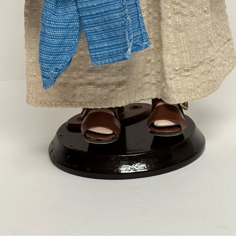 Seymour Mann Shepherd Doll with Stand 11 in.